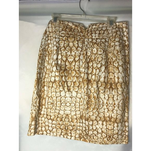 Adrienne Vittadini Sz 8 Crocodile Pencil Skirt - Picture 4 of 5
